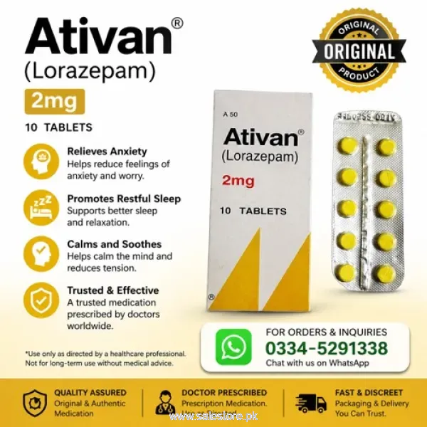 Ativan Tablet in Pakistan