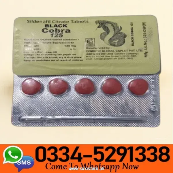 Black Cobra 125mg Tablets In Pakistan