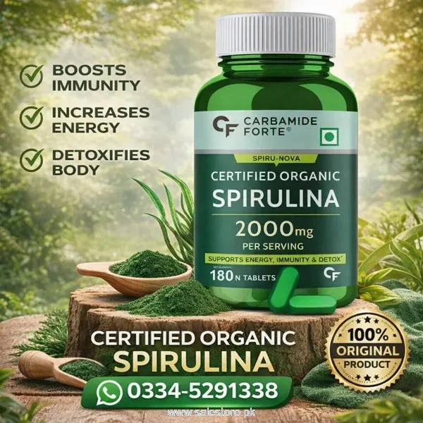 Certified Organic Spirulina Tablets 2000Mg In Pakistan