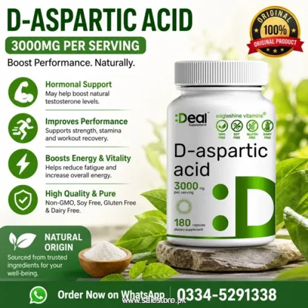 Daa D-aspartic Acid 3000mg Capsules In Pakistan