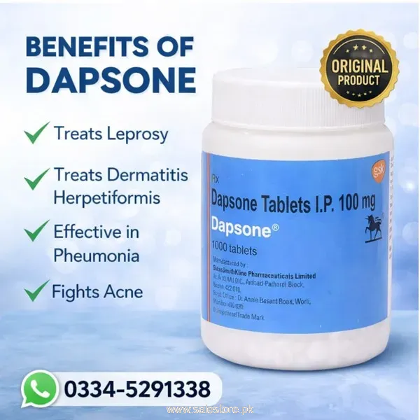 Dapsone 100mg Tablets In Pakistan