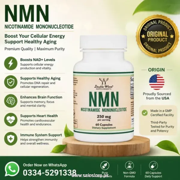 Double Wood Supplements NMN Nicotinamide Mononucleotide in Pakistan