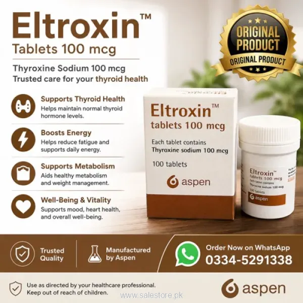 Eltroxin Tablets 100 Mcg In Pakistan
