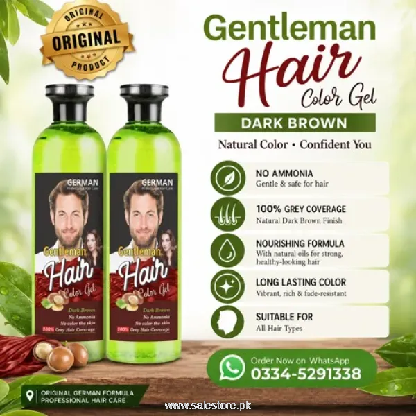 German Hair Color Gel Dark Brown in Pakistan