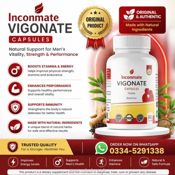 Inconnate Vigonate Capsules In Pakistan