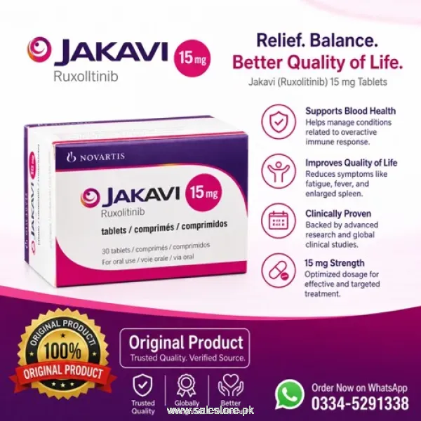 Jakavi Tablets 15mg In Pakistan