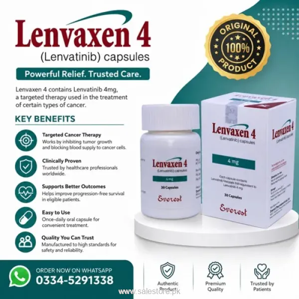 Lenvaxen 4 Capsules in Pakistan
