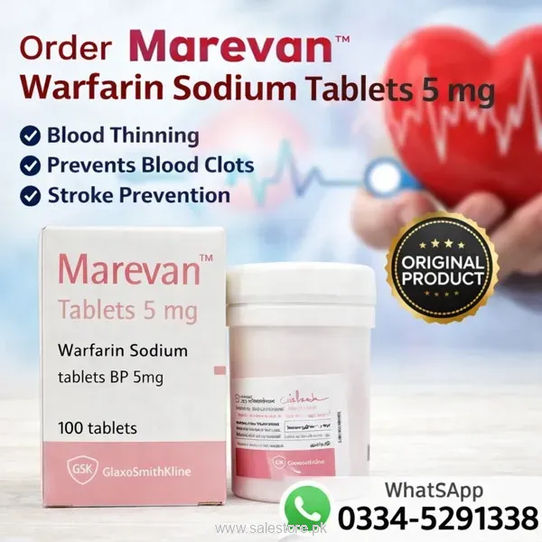 Marevan Warfarin Sodium 5mg Tablets In Pakistan