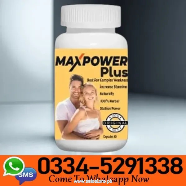Max Power Plus Capsule In Pakistan