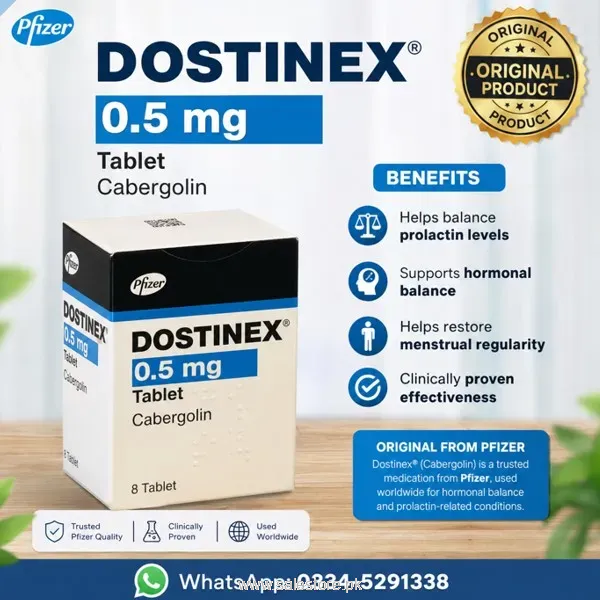 Pfizer Dostinex 0.5mg Tablets In Pakistan
