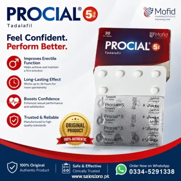 Procial 5mg Tablets in Pakistan
