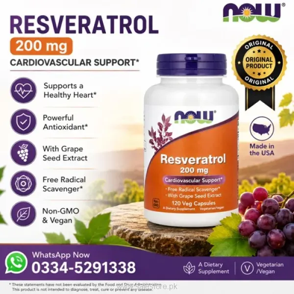 Resveratrol 200mg in Pakistan
