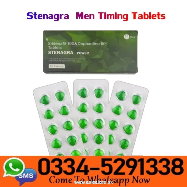 Stenagra Power Dapoxetine Tablets In Pakistan