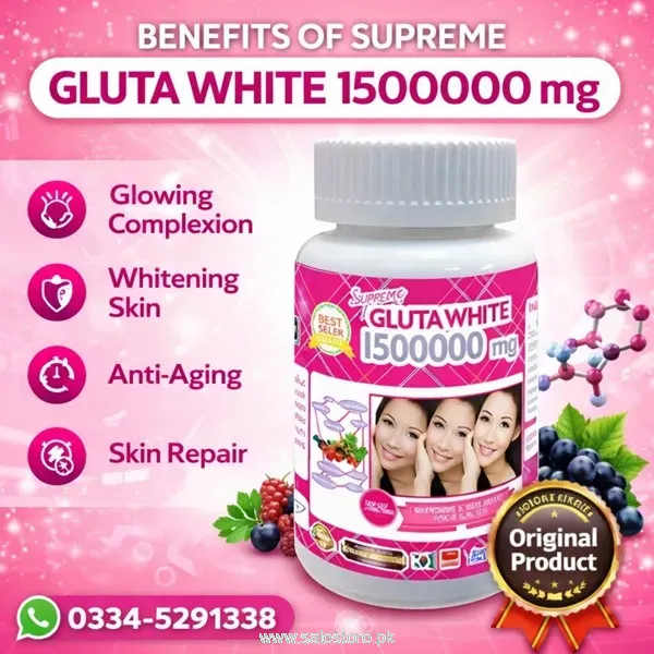 Supreme Gluta White 1500000mg In Pakistan