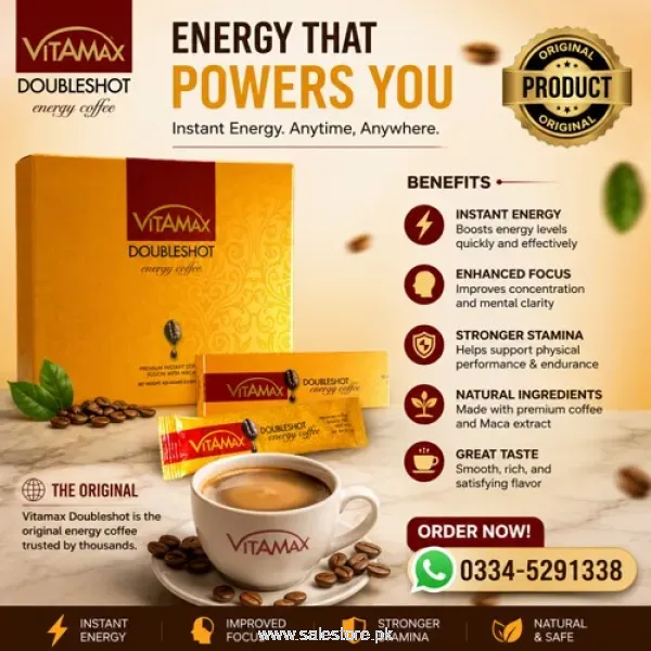 Vitamax Doubleshot Coffee in Pakistan